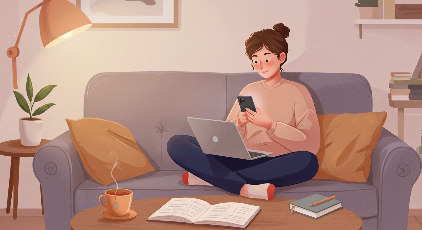 モバイルでの学習イメージ